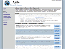 Tablet Screenshot of agile-software-development.com